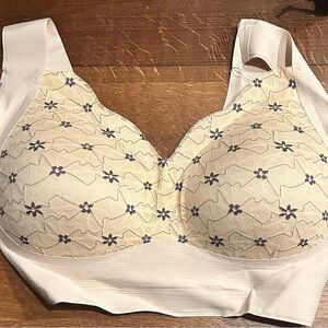 Elegant Cream Lace Bra